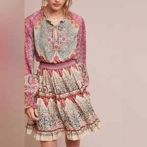 Siddhartha Bansal Anthropologie Dakota Peasant Dress (D3)